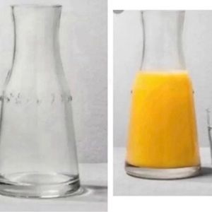 RARE LAST ONE Hearth & Hand Carafe X-Pattern DISCONTINUED